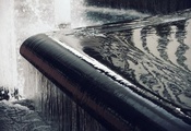 гладь, порог фонтана, слив, вода