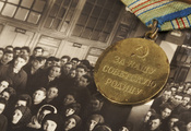 военные фото, медаль, за нашу советскую родину