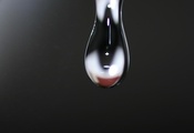 серость, вода, капелька