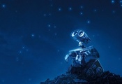 Walle, голубые звездочки, добрые глаза
