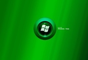 градиент зеленого, знак, windows vista