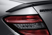 Mercedes benz, brabus, оптика, металлик, задняя фара, габарит, карбоновый спойлер