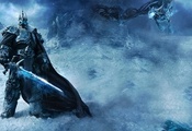 Warcraft, arthas, артас менетиль, дракон, зима