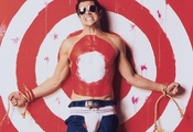 Johnny knoxville, джонни ноксвил, jackass, чудаки, тир, мишень