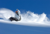Snowboard, сноубординг, сноубордист, спуск, зима, снег, горы, спорт