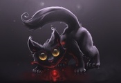 шарик, осторожность, cats, интерес, кот, опаска, Кошки