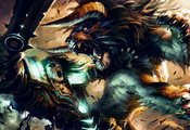 World of warcraft, схватка, бой, друид, кошка, trading card game