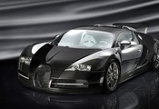 черная, фон, Bugatti