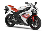 Yamaha, YZF-R1, 2008, Спортбайк, Красный, Белый, Мотоцикл, Мото, Р1