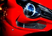 Ducati 1098, Sportbike, Rosso, Дукати, Спортбайк, Мотоцикл, Мото, Красный, Дизайн, Италия, Фара, Линза, Оптика, Макро