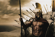 300, леонид, спартанцев, щиты, копья, спарта, царь