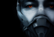 crysis, маска, лицо, Киборг, глаза