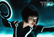 Tron Legacy, Трон Наследие, Неон, Техно, Светодиск, Quorra, Куорра