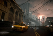 такси, grand theft auto iv, нью йорк, мост