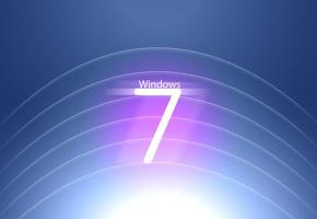 Windows, seven, logo, 7