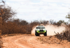 x-raid, mini, rally, мини купер, зеленый, dakar, Mini cooper, авто