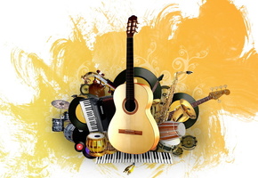 painting, creative, Music, instrument