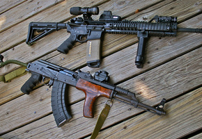 полуавтоматическая, m&amp;amp;p15, винтовка, Smith&amp;amp;wesson